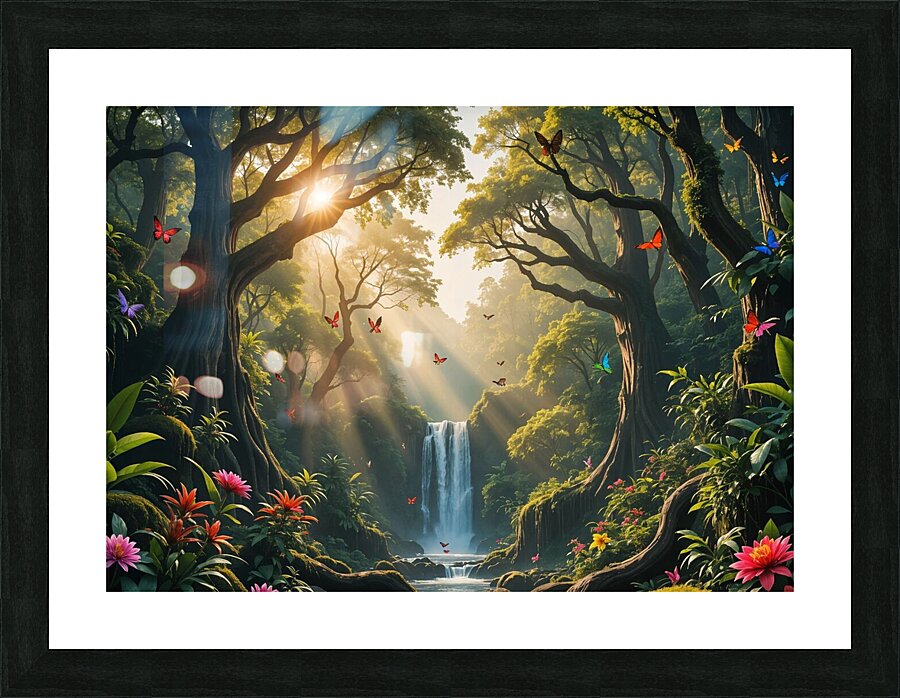 Rainforest Magic Picture Frame print