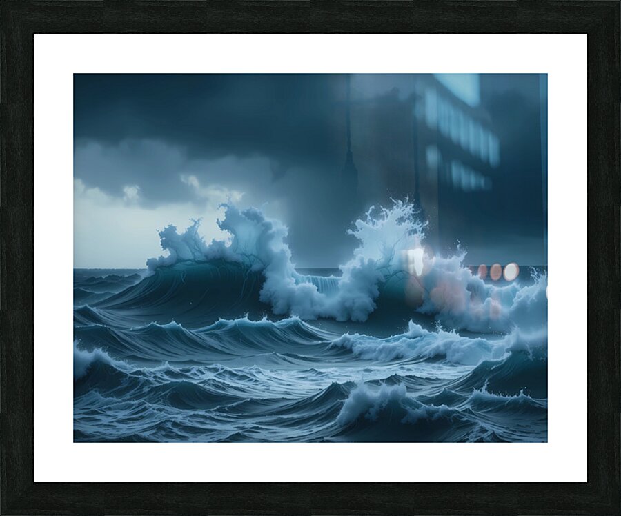 Ocean Fury Picture Frame print