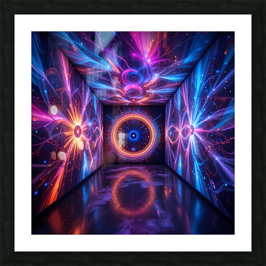 Moving Colors Picture Frame print