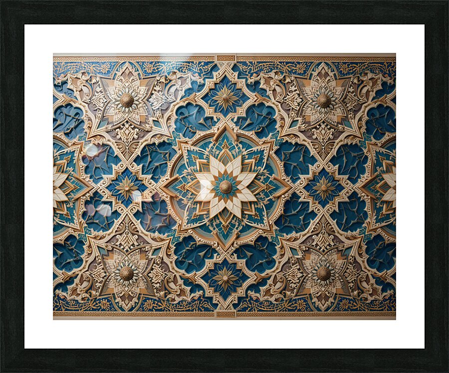Andalusian patterns Picture Frame print