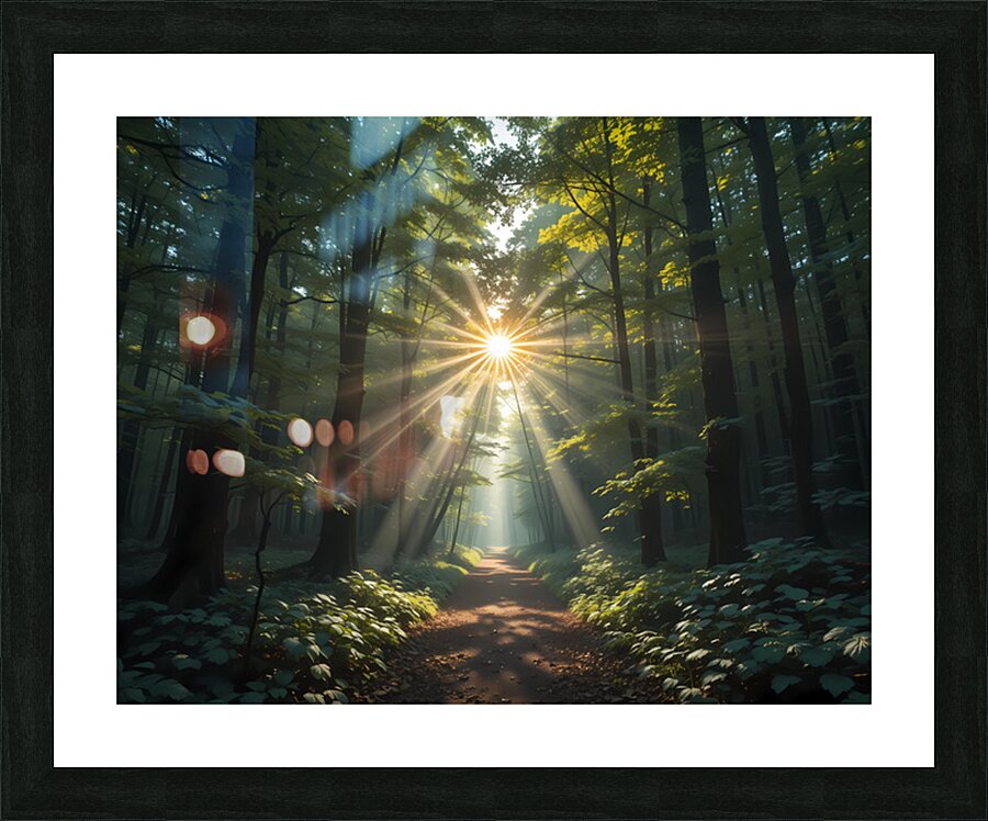 Light Among the Shadows Picture Frame print