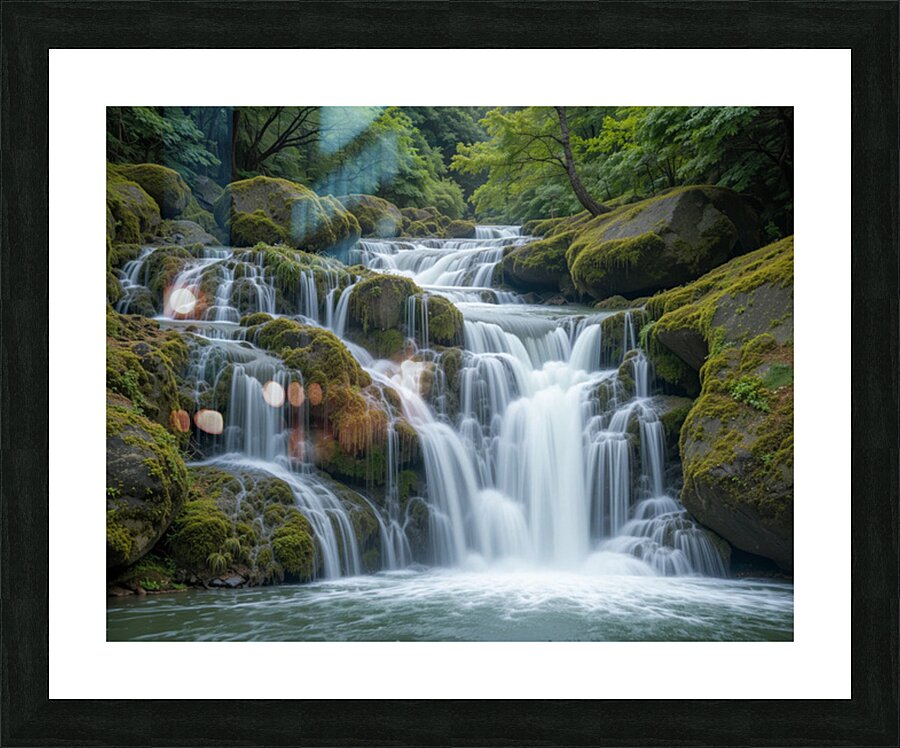 Waterfall Whisper Picture Frame print