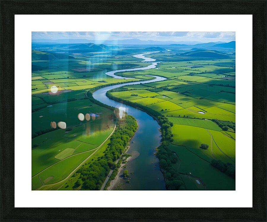 River Whispers Picture Frame print