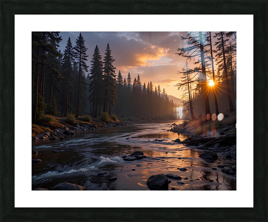 Sunset Whispers Picture Frame print