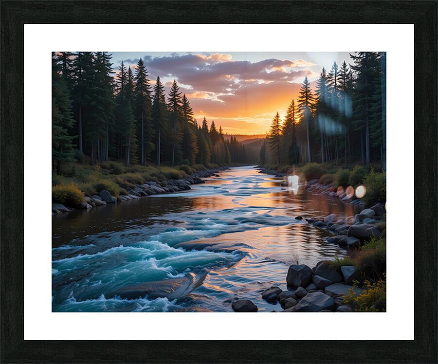 Sunset Song Picture Frame print