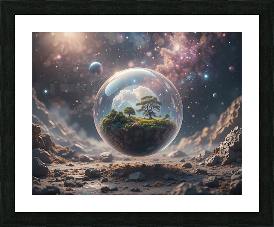Celestial Bubble Picture Frame print