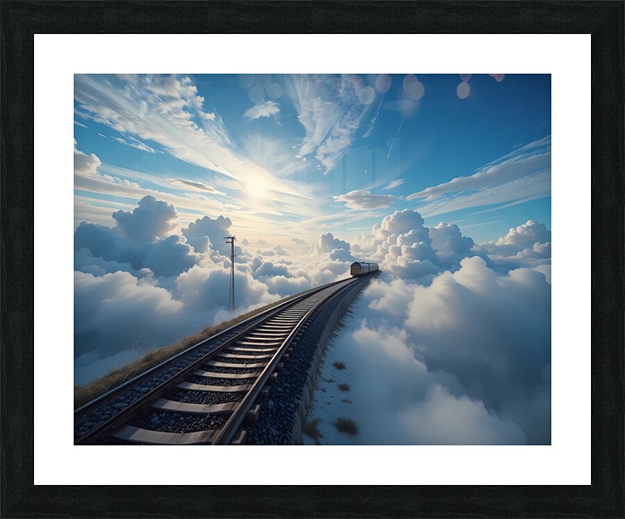 Skybound Tracks Picture Frame print