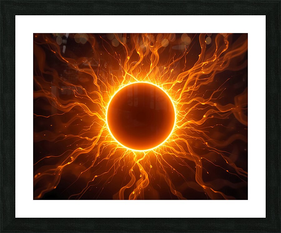 Eclipse Ignited Picture Frame print
