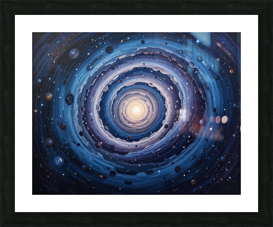 Celestial Bloom Picture Frame print
