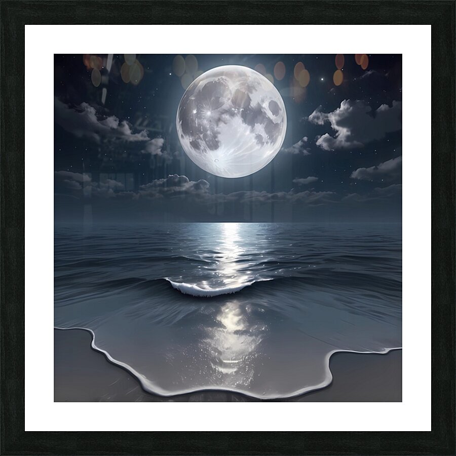 Moonlit Serenity Picture Frame print