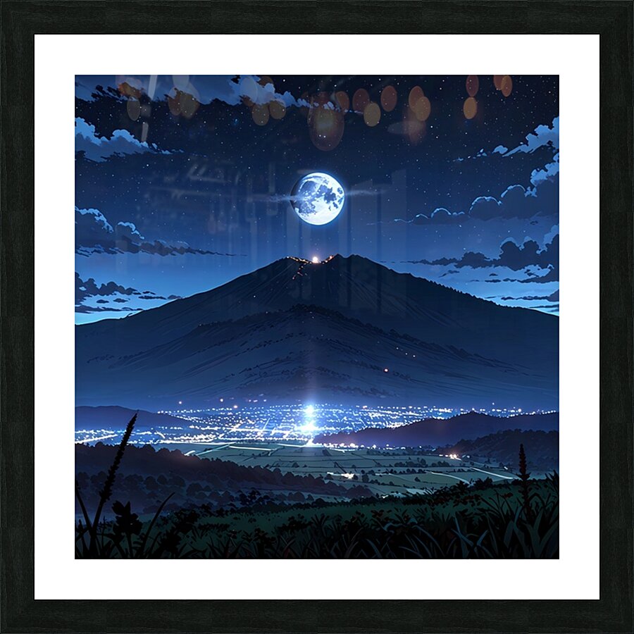 Lunar Silence Picture Frame print