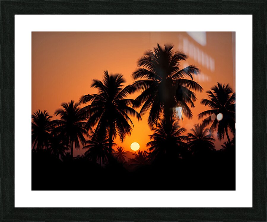 Sunset Serenity Picture Frame print