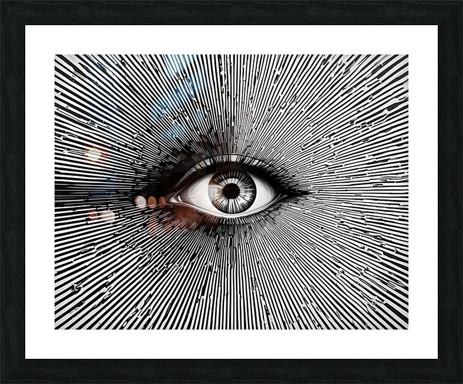 Vision Echoes Picture Frame print