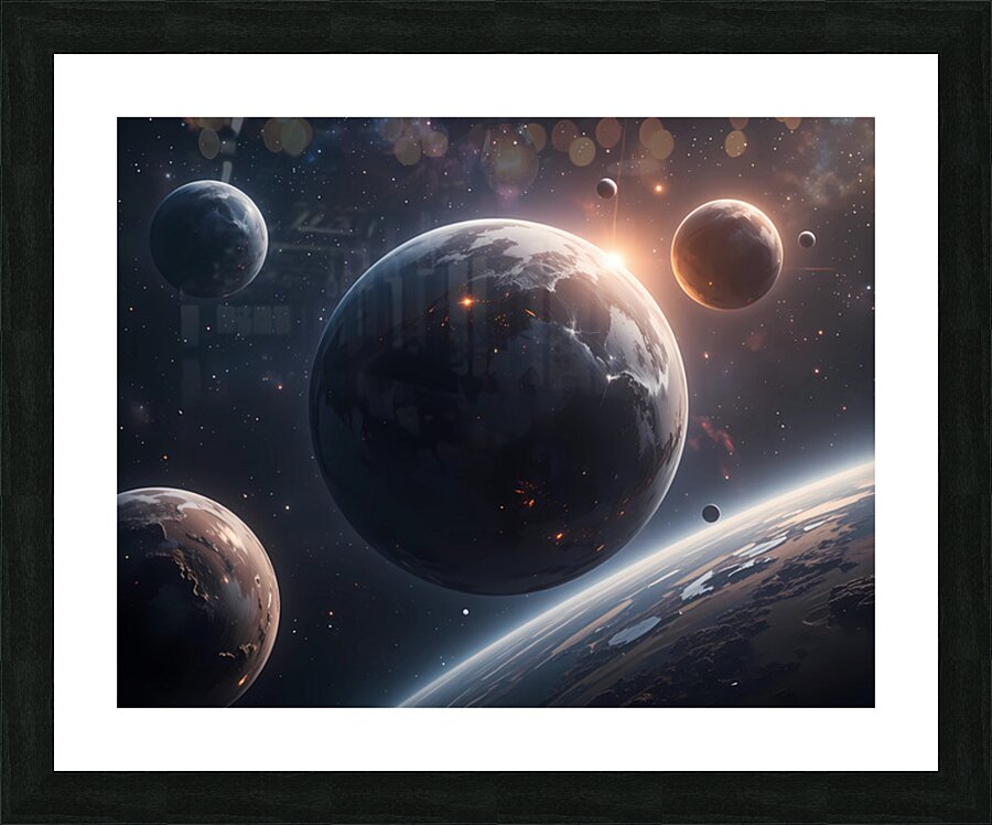  Celestial Depths Picture Frame print