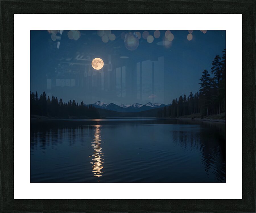 Moonlit Serenity Picture Frame print