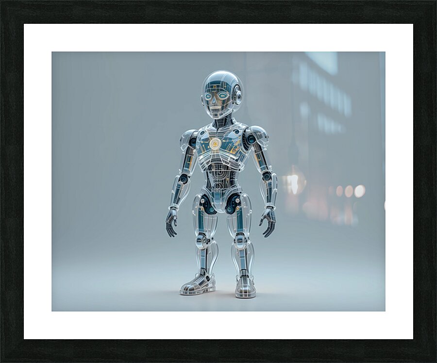Crystal Circuit: The Future Within Picture Frame print
