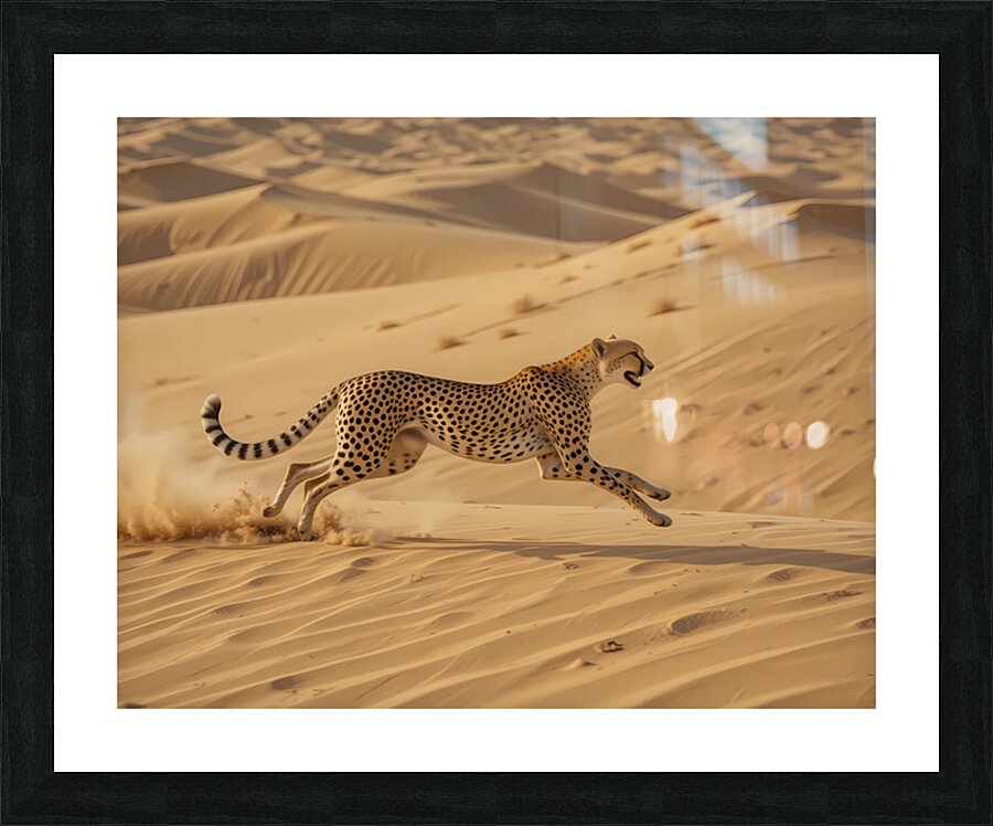 Desert Velocity Picture Frame print