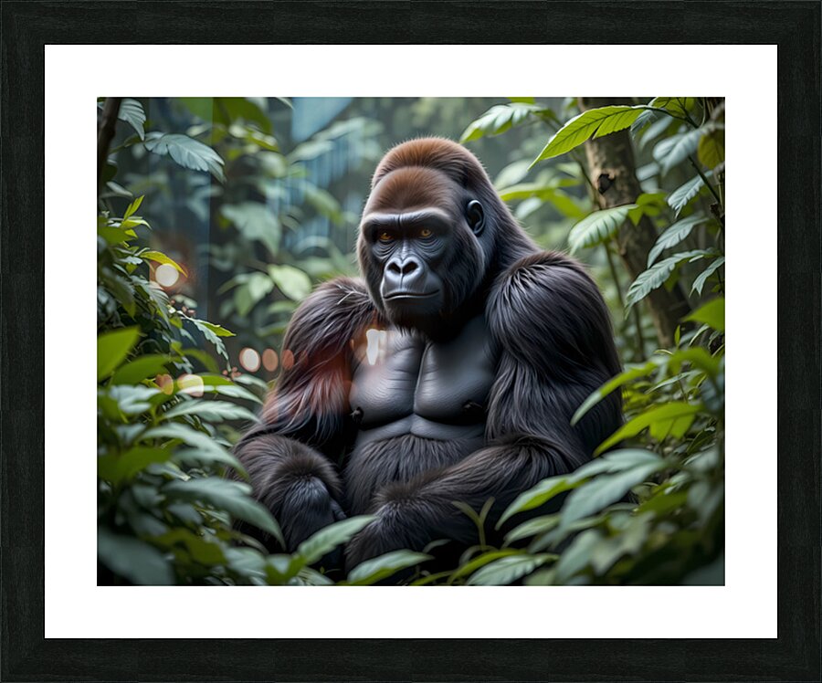 Jungle Guardian Picture Frame print