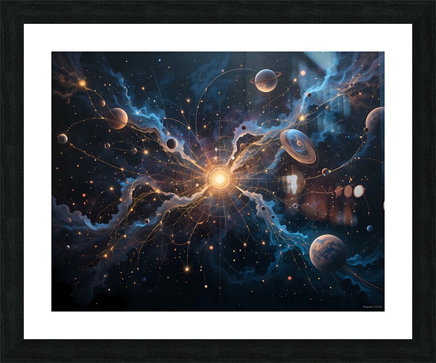 Cosmic Tapestry Picture Frame print