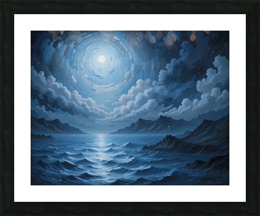 Moonlight Whisper Picture Frame print