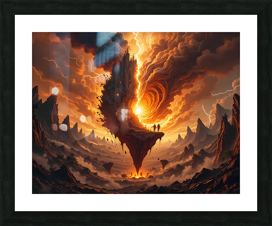 Genesis Collision Picture Frame print