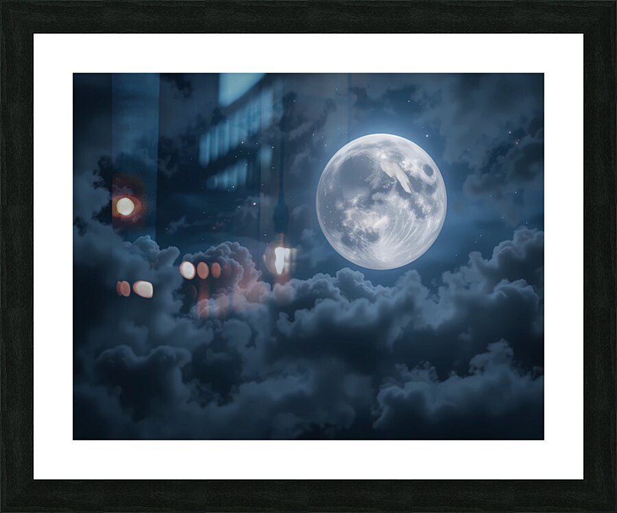  Lunar Serenity Picture Frame print