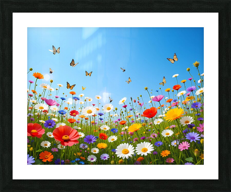 Meadow Symphony Picture Frame print