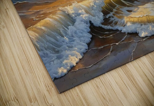 golden waves at sunset NAOUAL HESSOUNI puzzle
