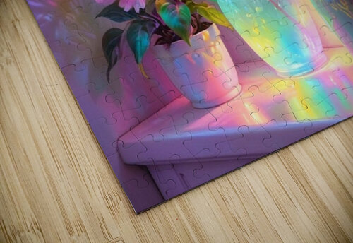 Watercolor flower harmony NAOUAL HESSOUNI puzzle