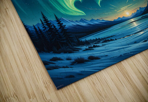 Aurora & the Celestial Dance NAOUAL HESSOUNI puzzle