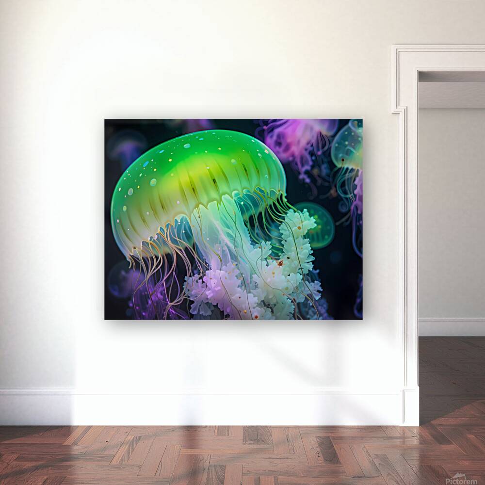 Glowing jellyfish magic Reproduction