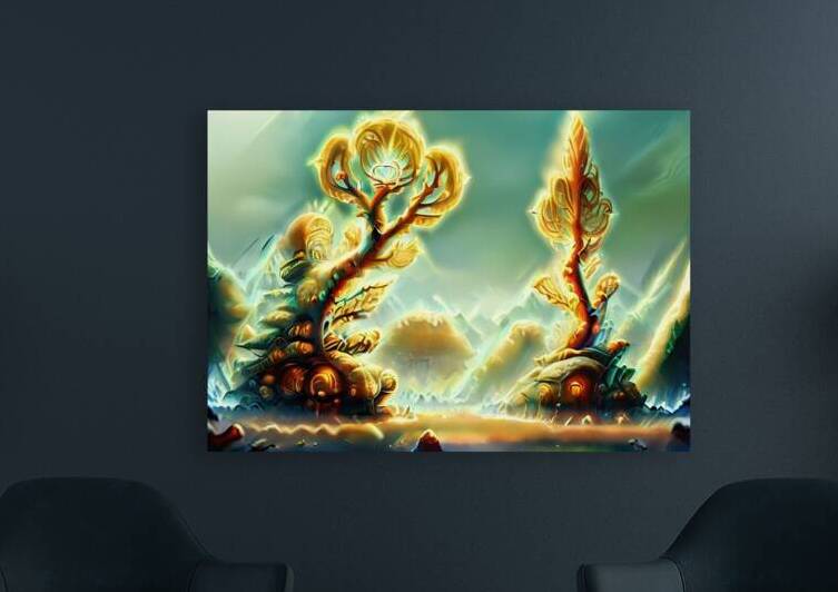 Trees of Light in the Land of Dreams by NAOUAL HESSOUNI