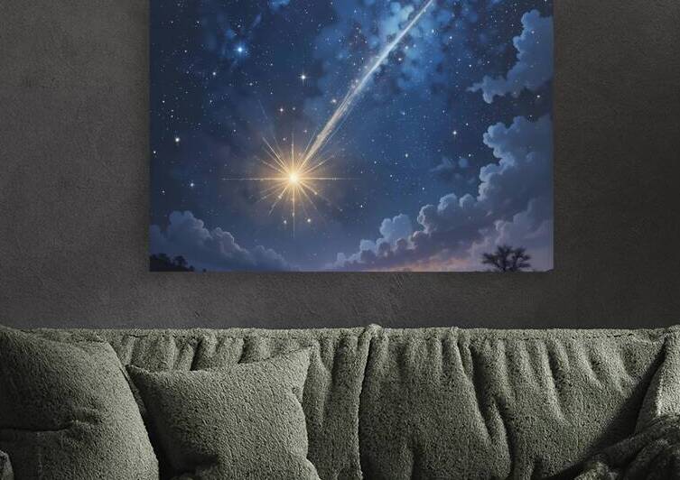 Flash in the Dark: Dance of the Shooting Star by NAOUAL HESSOUNI