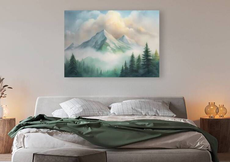 Peaks in the Dawn Mist by NAOUAL HESSOUNI