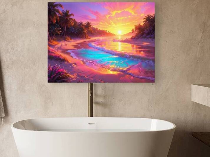 Tropical sunset magic by NAOUAL HESSOUNI