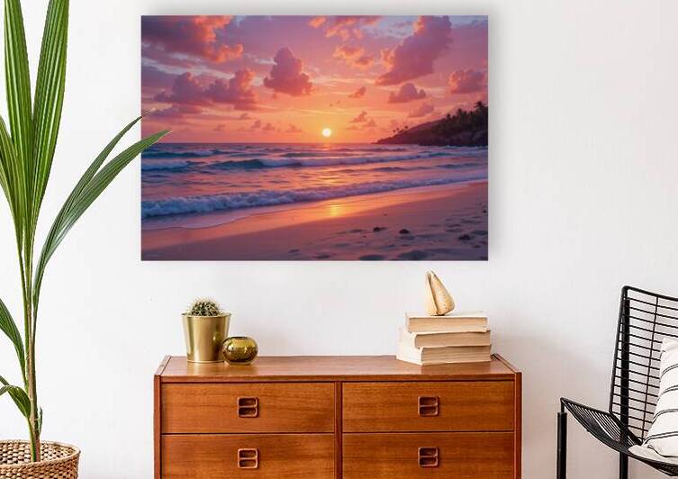 Tropical Sunset Whisper by NAOUAL HESSOUNI