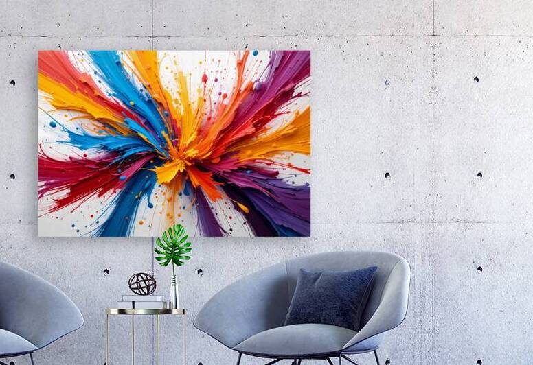 Explosion of Colors – Irresistible Energy and Movement by NAOUAL HESSOUNI