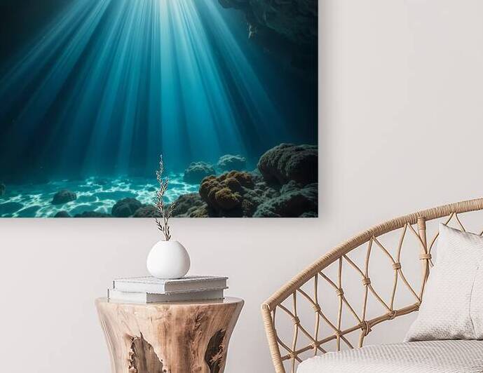 The Gateway of Light in the Deep Sea by NAOUAL HESSOUNI