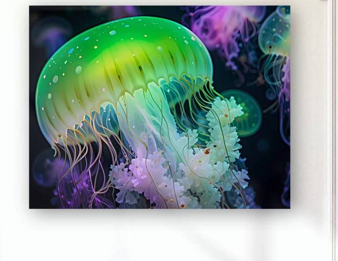 Glowing jellyfish magic by NAOUAL HESSOUNI