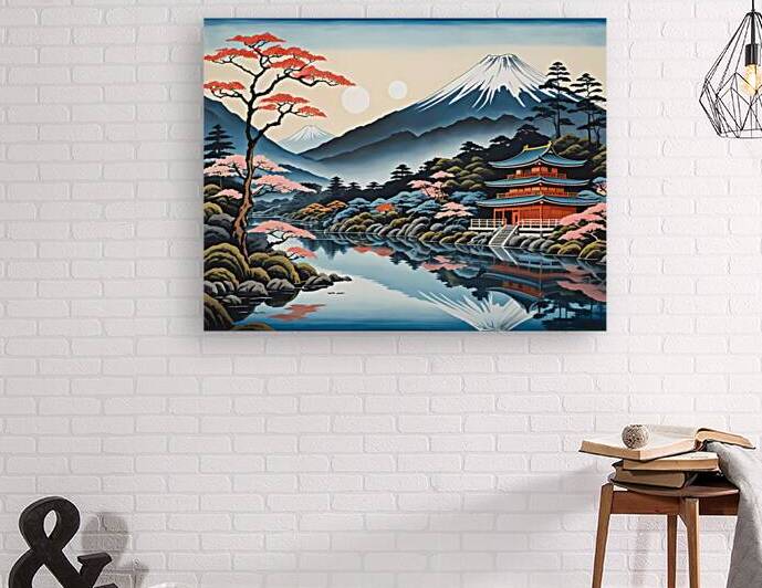 Serene Echoes: Ukiyo-e Inspirations by NAOUAL HESSOUNI