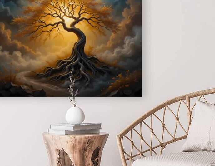 Whispers of the Golden Moon by NAOUAL HESSOUNI