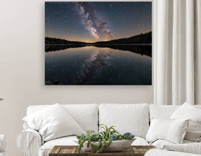 Mirror of the Cosmos by NAOUAL HESSOUNI