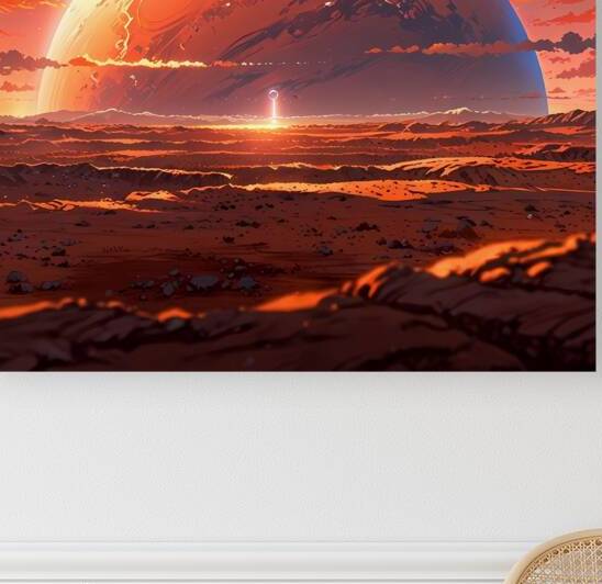 Martian Sunset Dreams by NAOUAL HESSOUNI