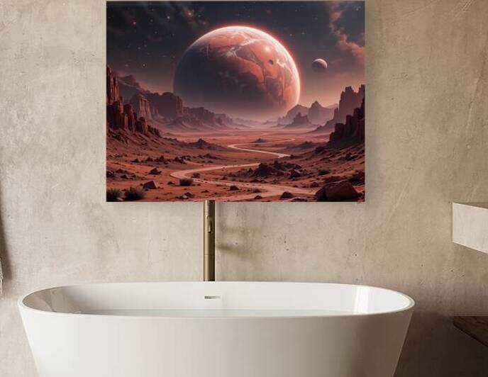  Red Horizon: Echoes of Mars by NAOUAL HESSOUNI
