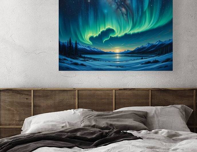 Aurora & the Celestial Dance by NAOUAL HESSOUNI