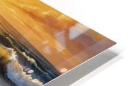 golden waves at sunset HD Metal print