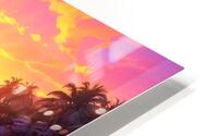 Tropical sunset magic HD Metal print