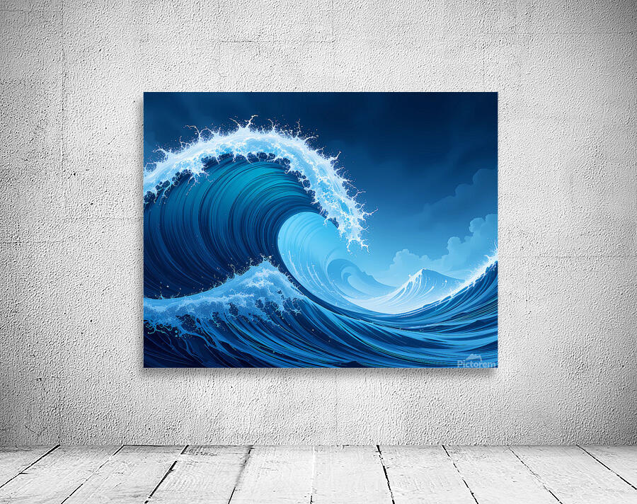 Blue Tide Wall Preview