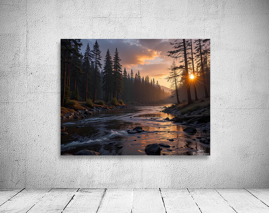 Sunset Whispers Wall Preview