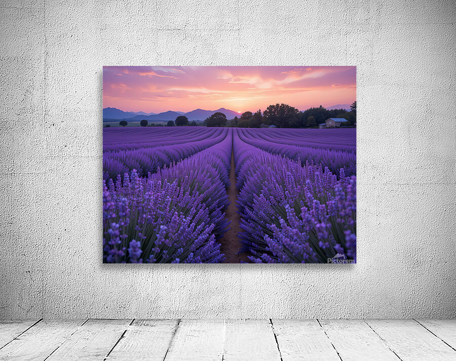 Lavender Dreams Wall Preview